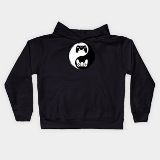 Yin Yang Symbol Gamer Gift Video Game Kids Hoodie